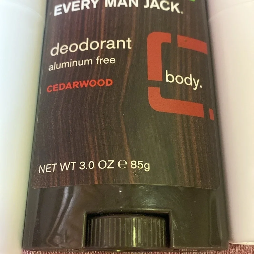 Native Every Man Jack Deodorant Bundle Aluminum Free Natural